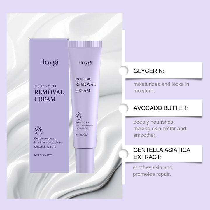 Aceite de afeitar suave para mujeres, hidratante y para después del afeitado, crema depilatoria facial.